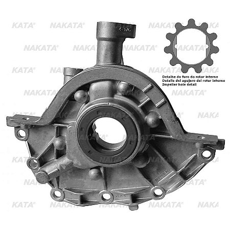 BOMBA DE ÓLEO FORD COURIER 1.6 2003/2009 ECOSPORT - NKBO0202