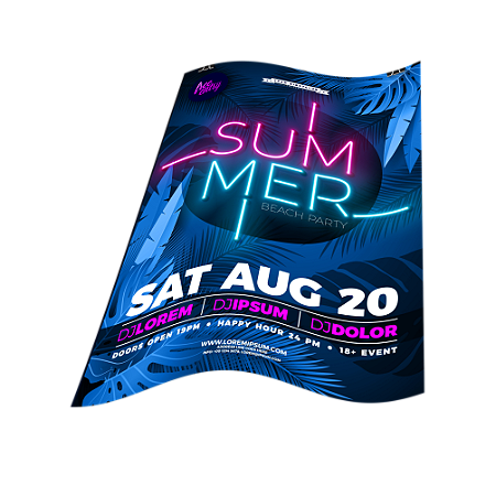 Folhetos 10x15 Verniz Total - Couchê 150g