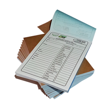 Talão A4 - 02 Vias Copiativas