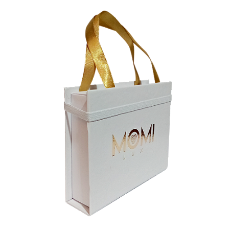 Caixa com Alça Logotipo em Hotstamp