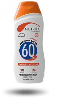 PROTETOR SOLAR FPS 60 1/3 UVA 120ml NUTRIEX