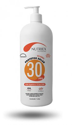 PROTETOR SOLAR FPS 30 1/3 UVA 1 LITRO NUTRIEX