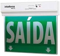 Placa de Sinalizaçao de Emergencia face Unica