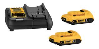 Kit Carregador c/2 Baterias 2AH 20V DCB203C2-BR Dewalt