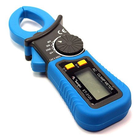Alicate Amperimetro Digital 200A Mini CAT-II ET-3122 Minipa