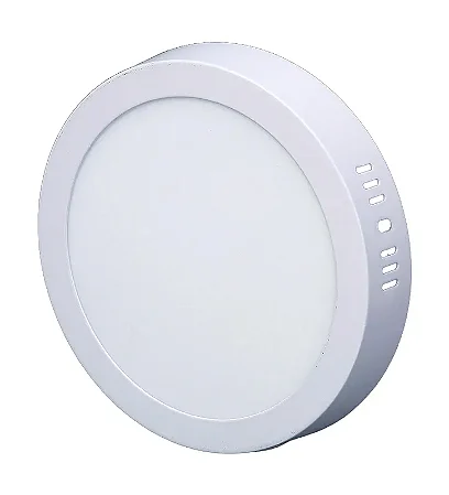 Painel de LED Sobrepor 12W Redondo 6500K