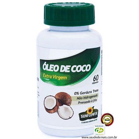 Óleo de Coco 1,4 g - 60 Caps