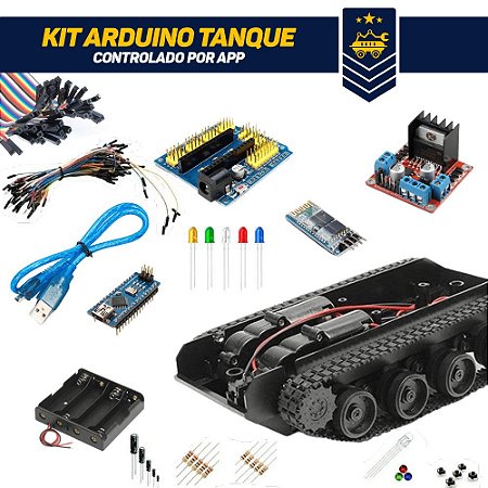 Kit Arduino Tanque Controlado por App