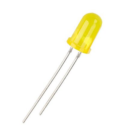 LED Difuso 5mm Amarelo