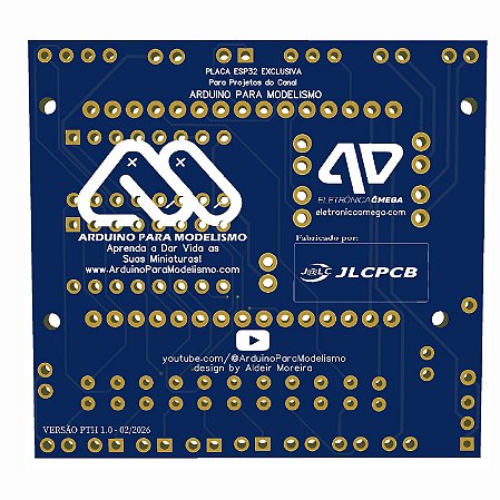 Placa Esp32 Arduino para Modelismo - Versão atualizada