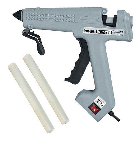 Pistola de Cola Quente 280W Profissional Bivolt HPC-280 Hikari