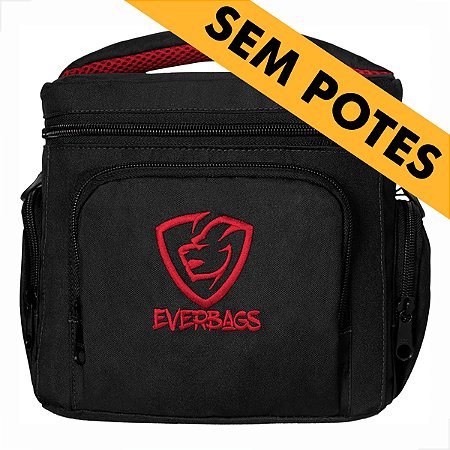 Bolsa Térmica Fitness Master Preto/Vermelho