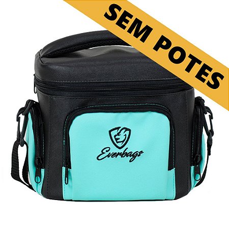 Bolsa Térmica Master Preto/Verde-Água