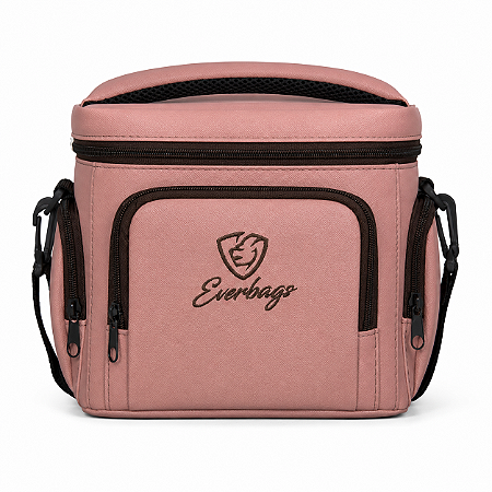 Bolsa Térmica Fitness Master Rosa com Marrom
