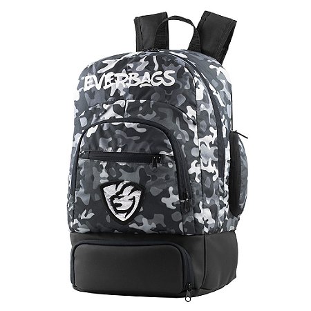 Mochila Térmica Fitness Top Camuflada Cinza