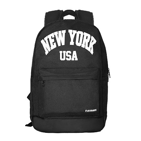 Mochila School New York Black & White