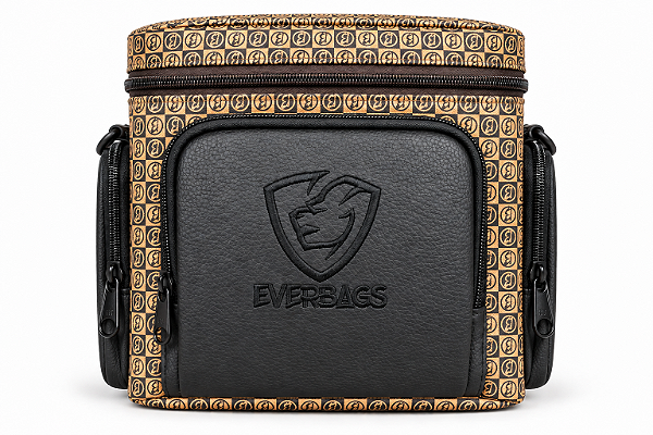 Bolsa Térmica Master Bege estampado preto