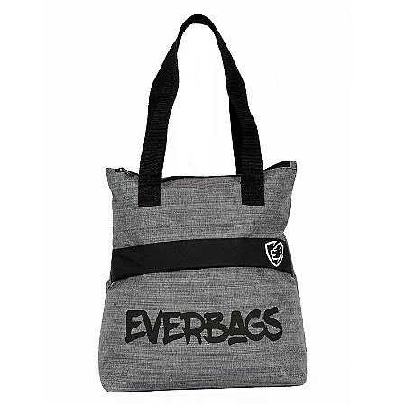 Bolsa Sacola Fitness Feminina Cinza