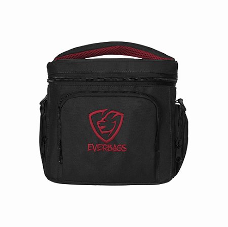 Bolsa Térmica Fitness Master Preto/Vermelho