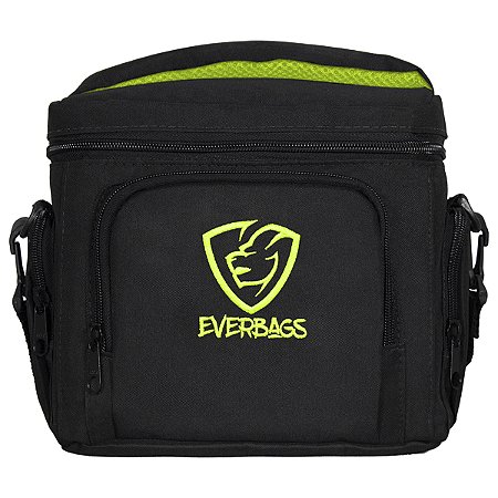 Bolsa Térmica Fitness Master Preto/Verde