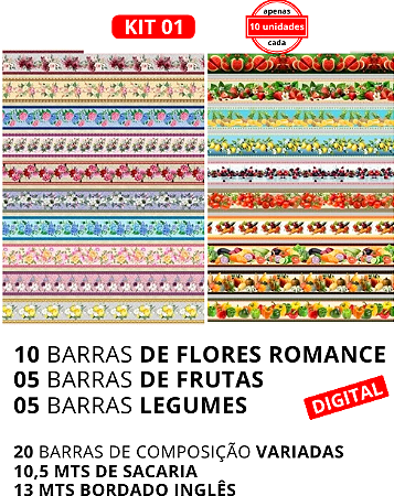 KIT 01 - COMPLETO P/ 20 PANOS