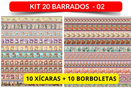 KIT 20 BARRADOS - modelo 02