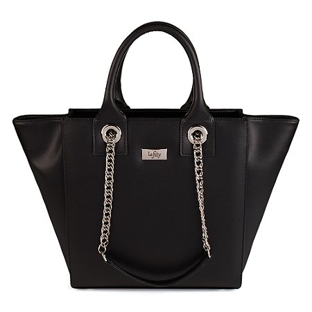 Tote Bag Classic Cor Preto Marca Lefity