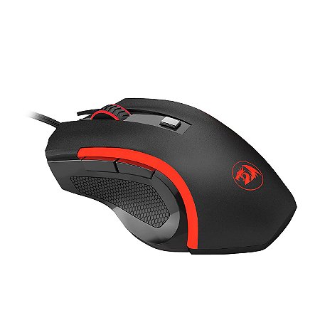 Mouse Gamer Redragon Nothosaur 3200dpi 6 botões Preto