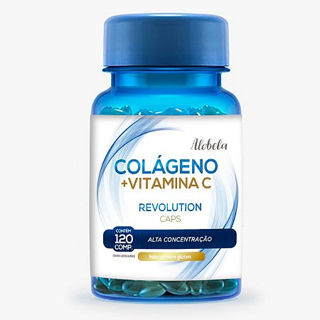 Revolution Caps - Colágeno + Vitamina C - Alobela - Produtos de Beleza