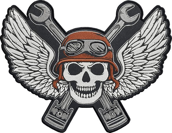 Patch para Jaquetas e Colete Patch Bordado Motos BMW redondo preto  Motorcycles Resistente Diferente - Artsiber