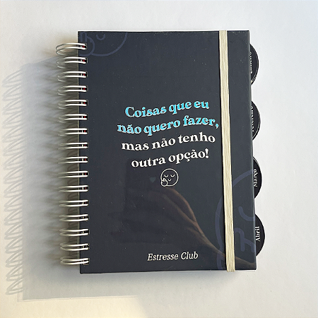 Planner Coisas Que Não Quero Fazer - 2026 Preto - EDIÇÃO LIMITADA