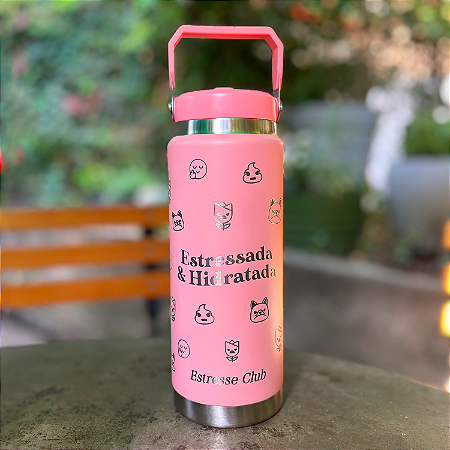 Garrafa Térmica Alcinha 2.0 Rosa -  900ML