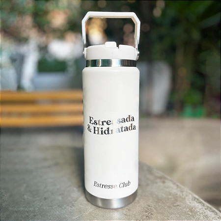 Garrafa Térmica Alcinha 2.0 - 900ML Clean - Branca