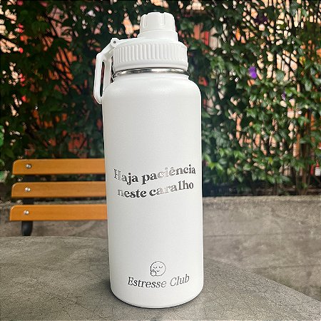Garrafa Térmica Branca - 950ML