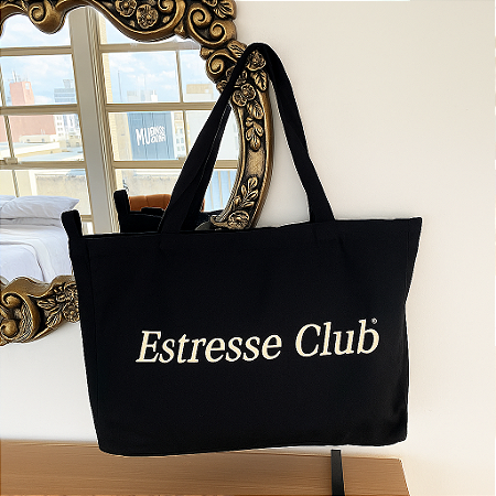 Bolsa Estresse Club - Preta - Pré-Venda*