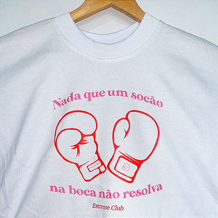 Camiseta Socão na Boca - Branca