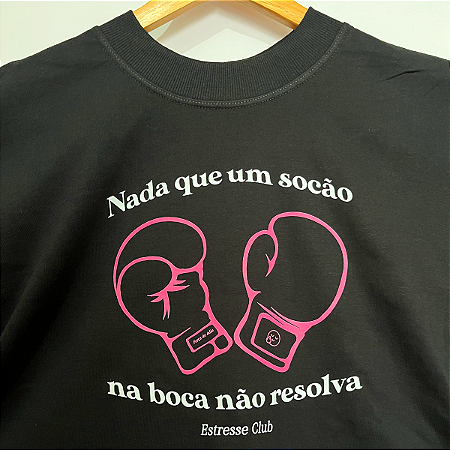 Camiseta Socão na Boca - Preta