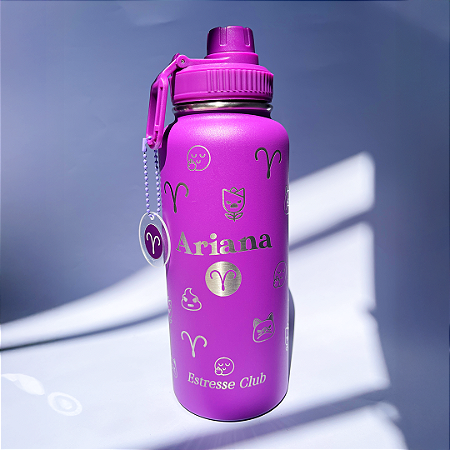 Garrafa Térmica Signos Roxa - 950ml