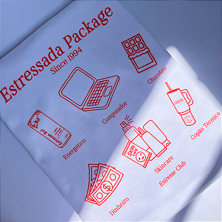 Camiseta Estressada Package