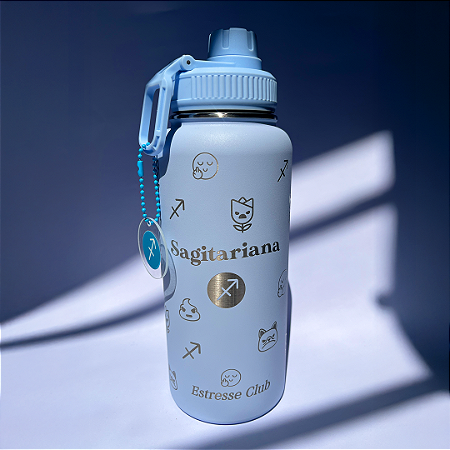 Garrafa Térmica Signos Azul Bebê - 950ml