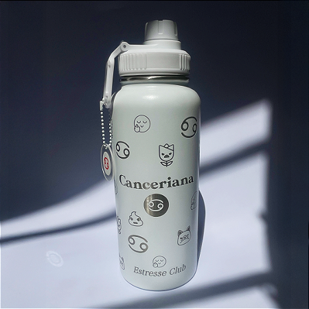 Garrafa Térmica Signos Branca - 950ml