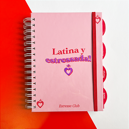 Planner Estressada y Latina - 2026 Rosa - EDIÇÃO LIMITADA
