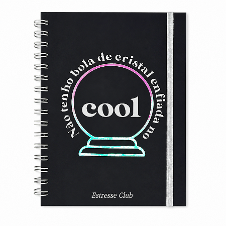 Caderno Bola de Cristal - Preto
