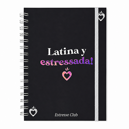Caderno Latina y Estressada - Preto