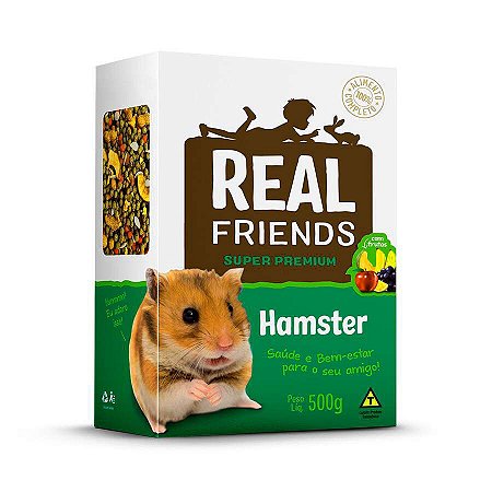 Ração Com Frutas Para Hamster Real Friends Zootekna 500g