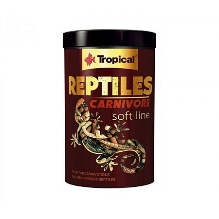 Ração Para Repteis Carnívoros Reptiles Carnivore Soft 65g Tropical