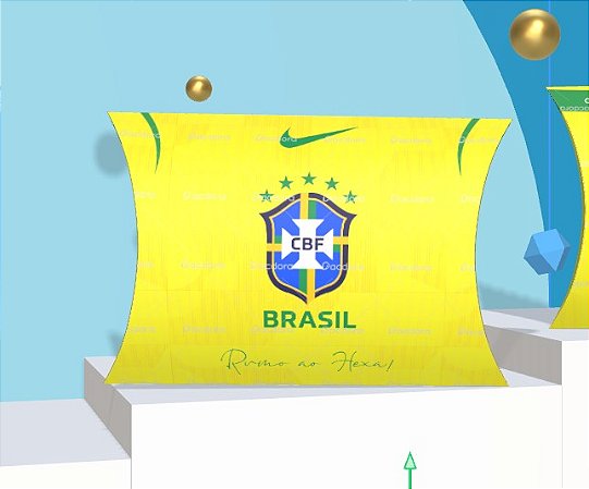 CAIXAS TRAVESSEIRO BRASIL (AMARELA)