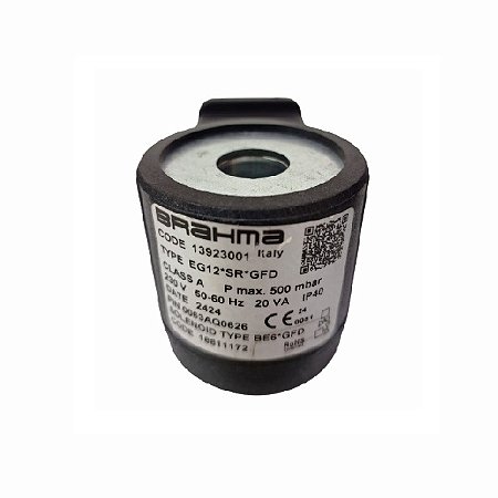 Queimadores industriais - Bobina BRAHMA Código - BE6*GFD - 220V/50-60HZ