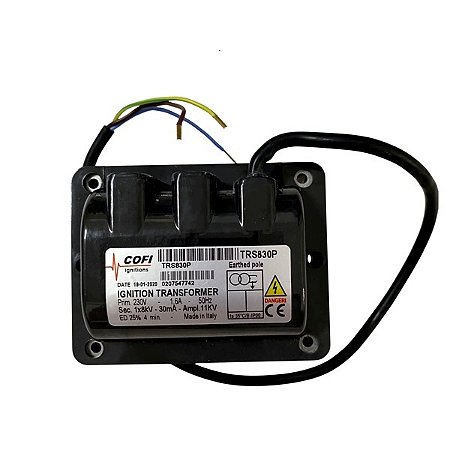 Queimadores industriais - Transformador de ignição Cofi TRS - 830P