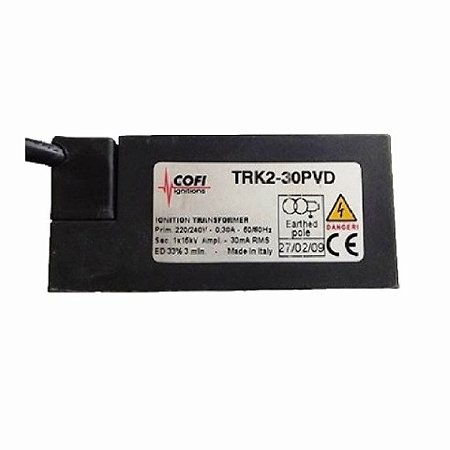 Queimadores industriais - Transformador de ignição Cofi TRK2-30PVD